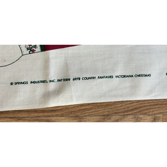 Vintage Victorian Christmas Santa Centerpiece Cut Out Pattern Cut & Sew Country - Picture 3 of 12